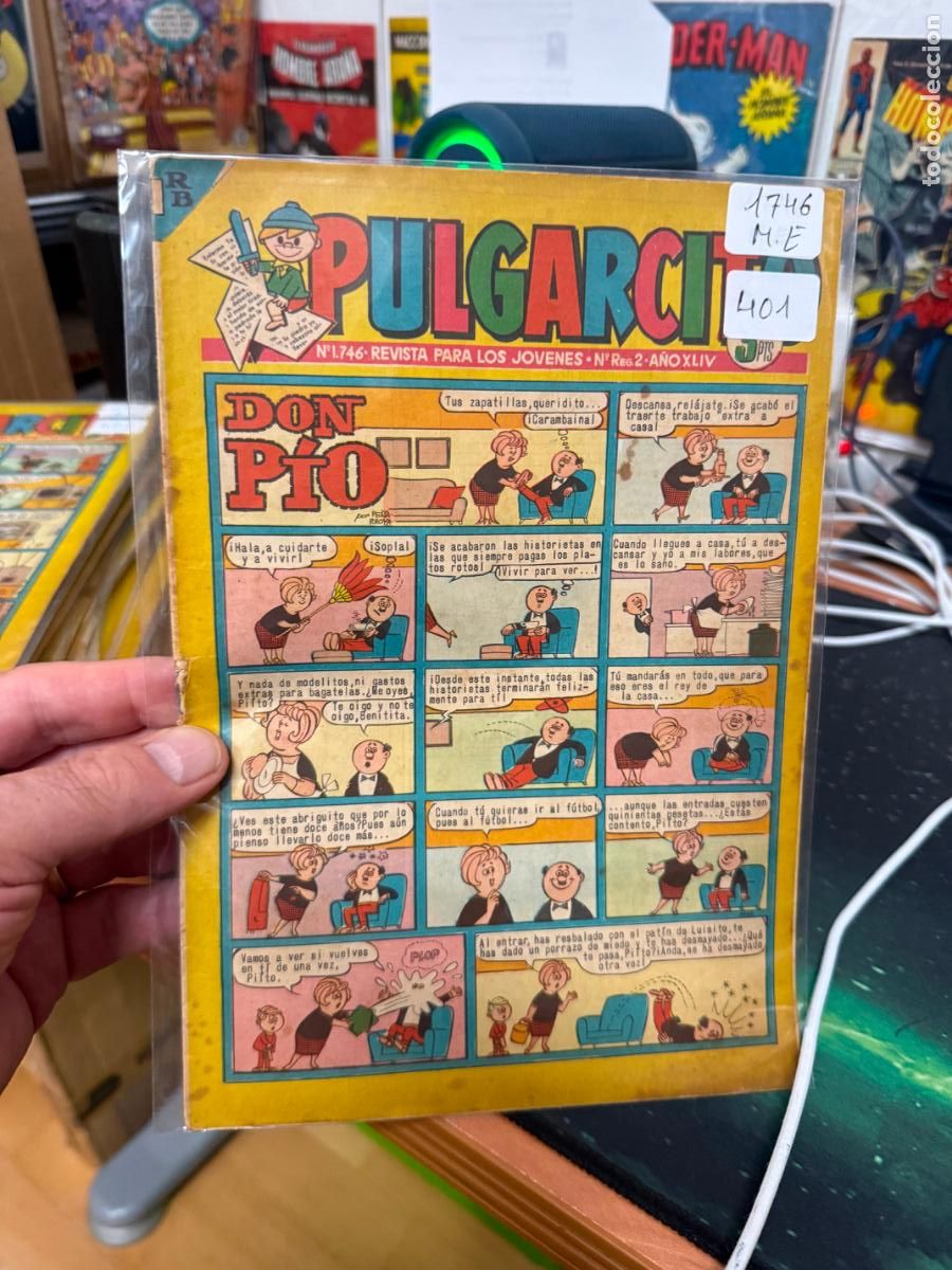 Tebeos: PULGARCITO EDITORIAL BRUGUERA NUMERO 1746