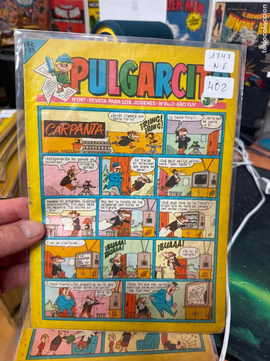 Tebeos: PULGARCITO EDITORIAL BRUGUERA NUMERO 1747