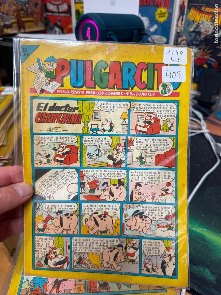Tebeos: PULGARCITO EDITORIAL BRUGUERA NUMERO 1749