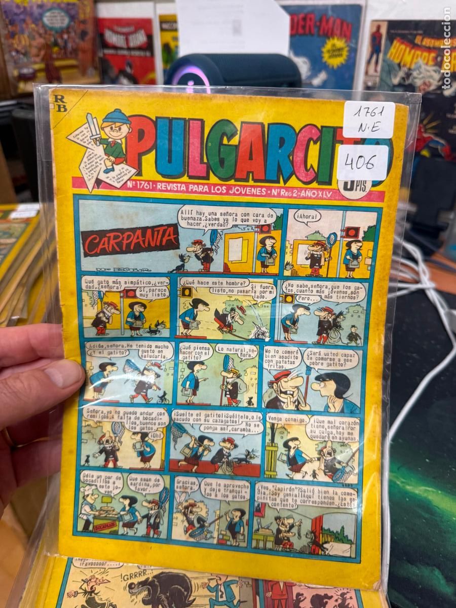 Tebeos: PULGARCITO EDITORIAL BRUGUERA NUMERO 1761