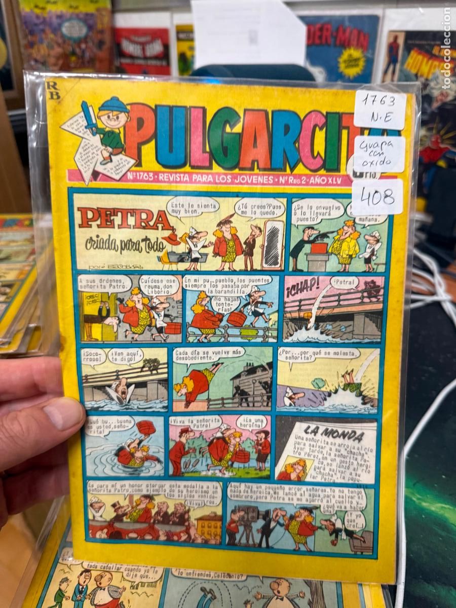 Tebeos: PULGARCITO EDITORIAL BRUGUERA NUMERO 1763