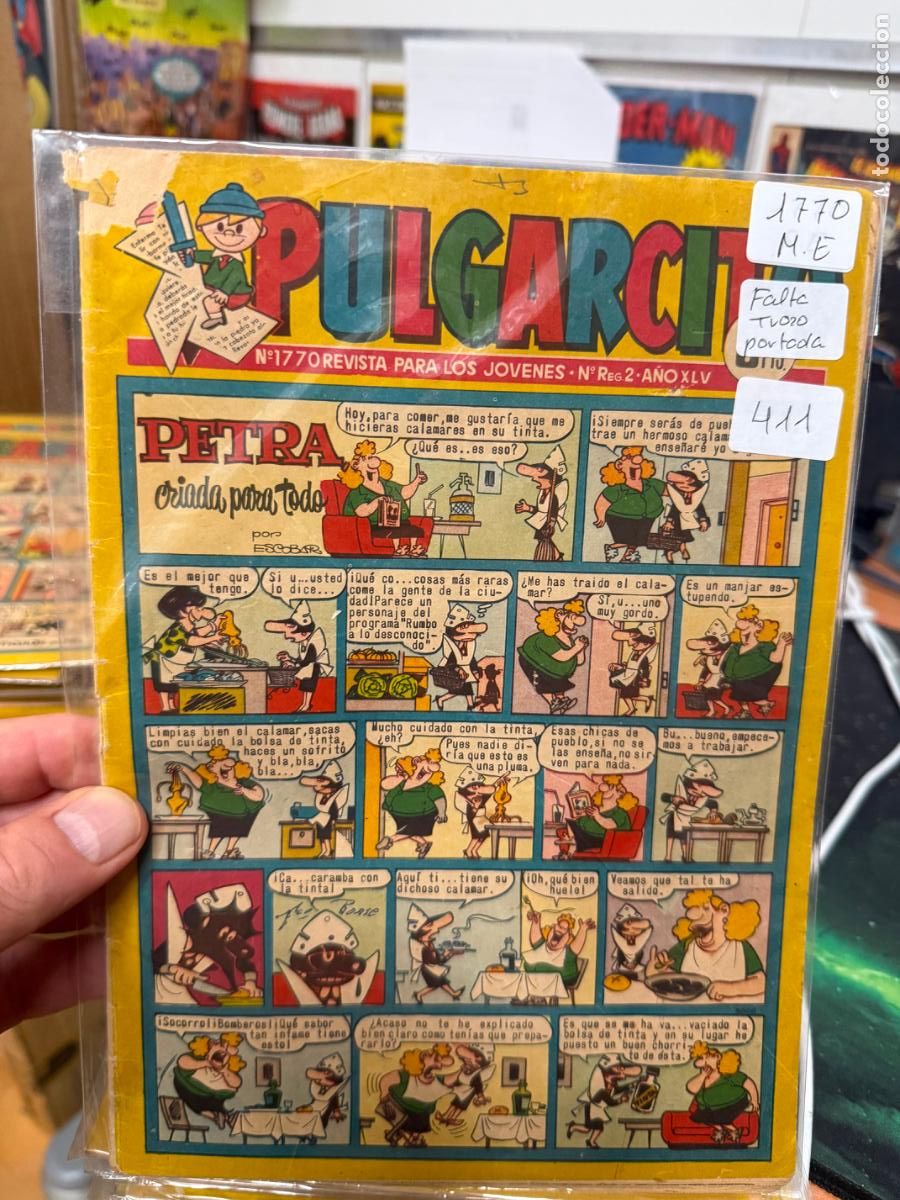 Tebeos: PULGARCITO EDITORIAL BRUGUERA NUMERO 1770