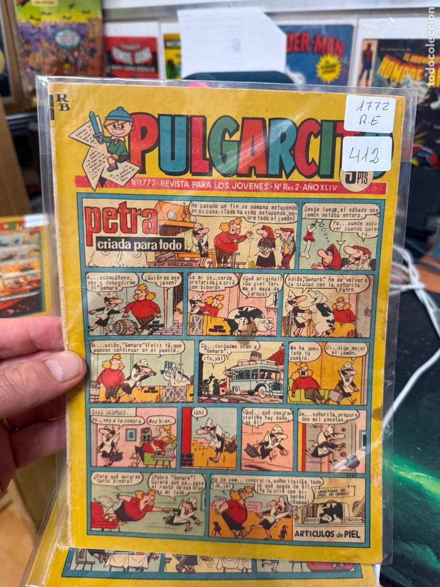 Tebeos: PULGARCITO EDITORIAL BRUGUERA NUMERO 1772