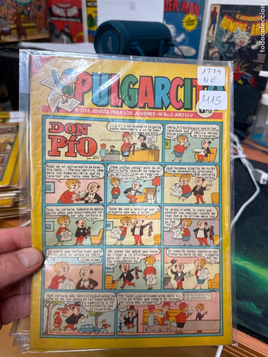 Tebeos: PULGARCITO EDITORIAL BRUGUERA NUMERO 1774