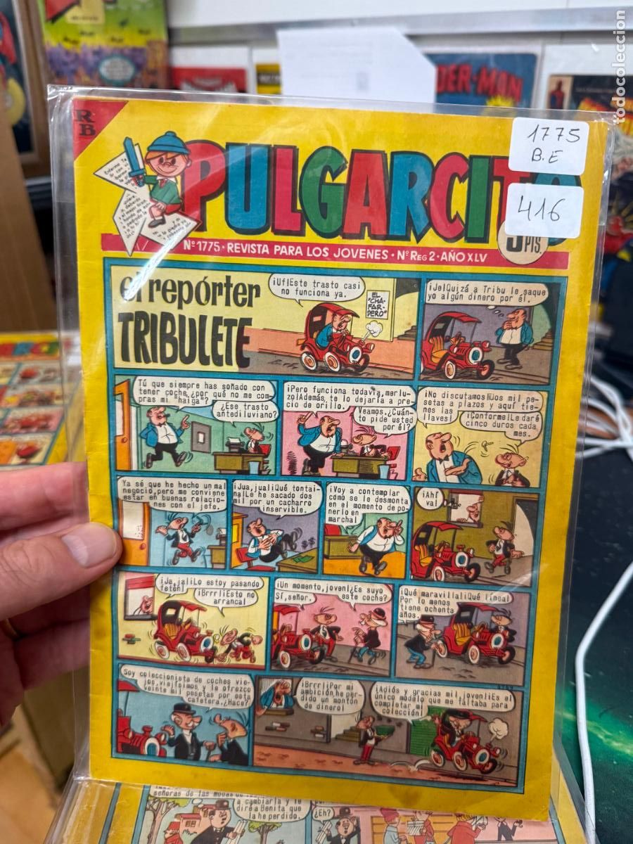 Tebeos: PULGARCITO EDITORIAL BRUGUERA NUMERO 1775