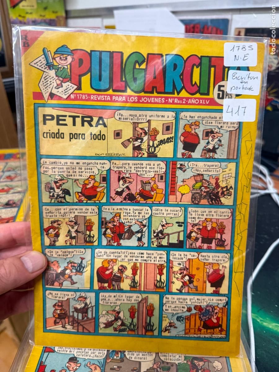 Tebeos: PULGARCITO EDITORIAL BRUGUERA NUMERO 1785