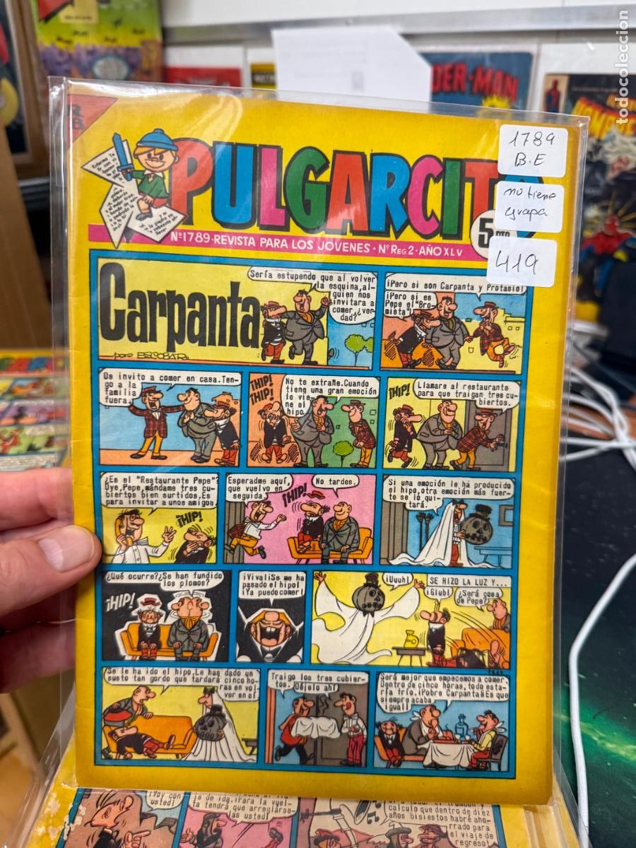 Tebeos: PULGARCITO EDITORIAL BRUGUERA NUMERO 1780