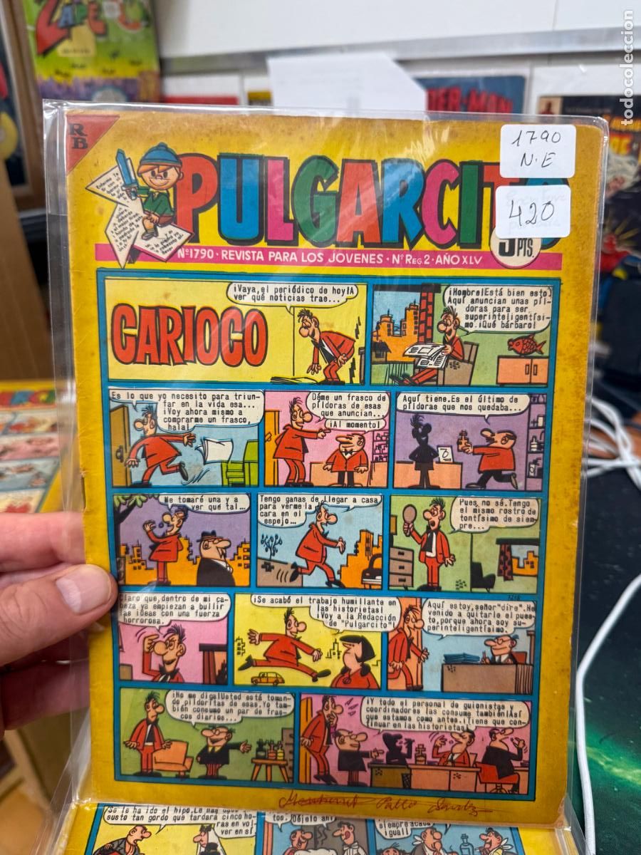Tebeos: PULGARCITO EDITORIAL BRUGUERA NUMERO 1790