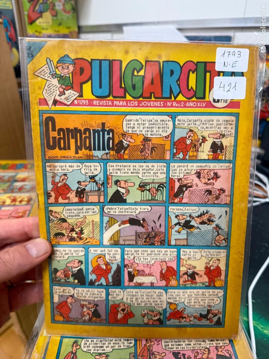 Tebeos: PULGARCITO EDITORIAL BRUGUERA NUMERO 1793
