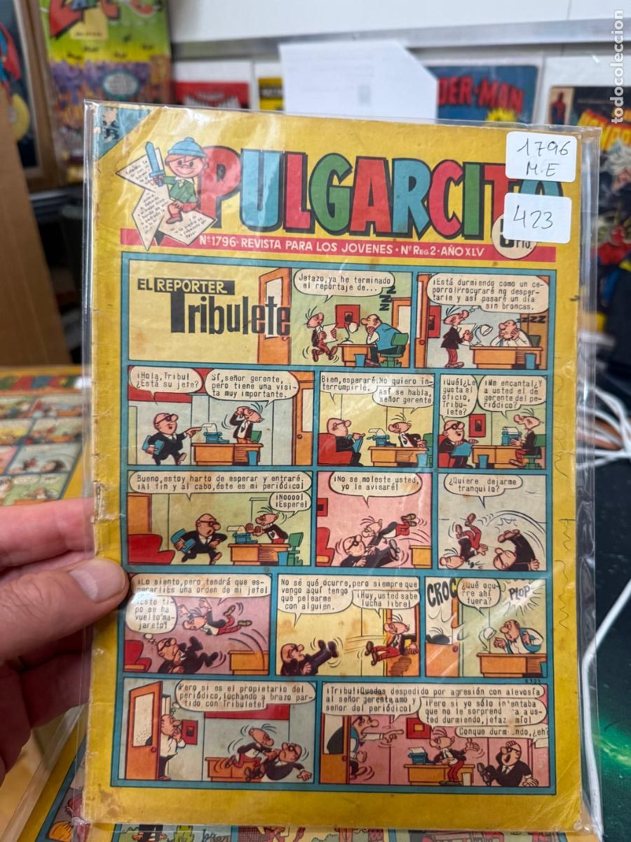 Tebeos: PULGARCITO EDITORIAL BRUGUERA NUMERO 1796