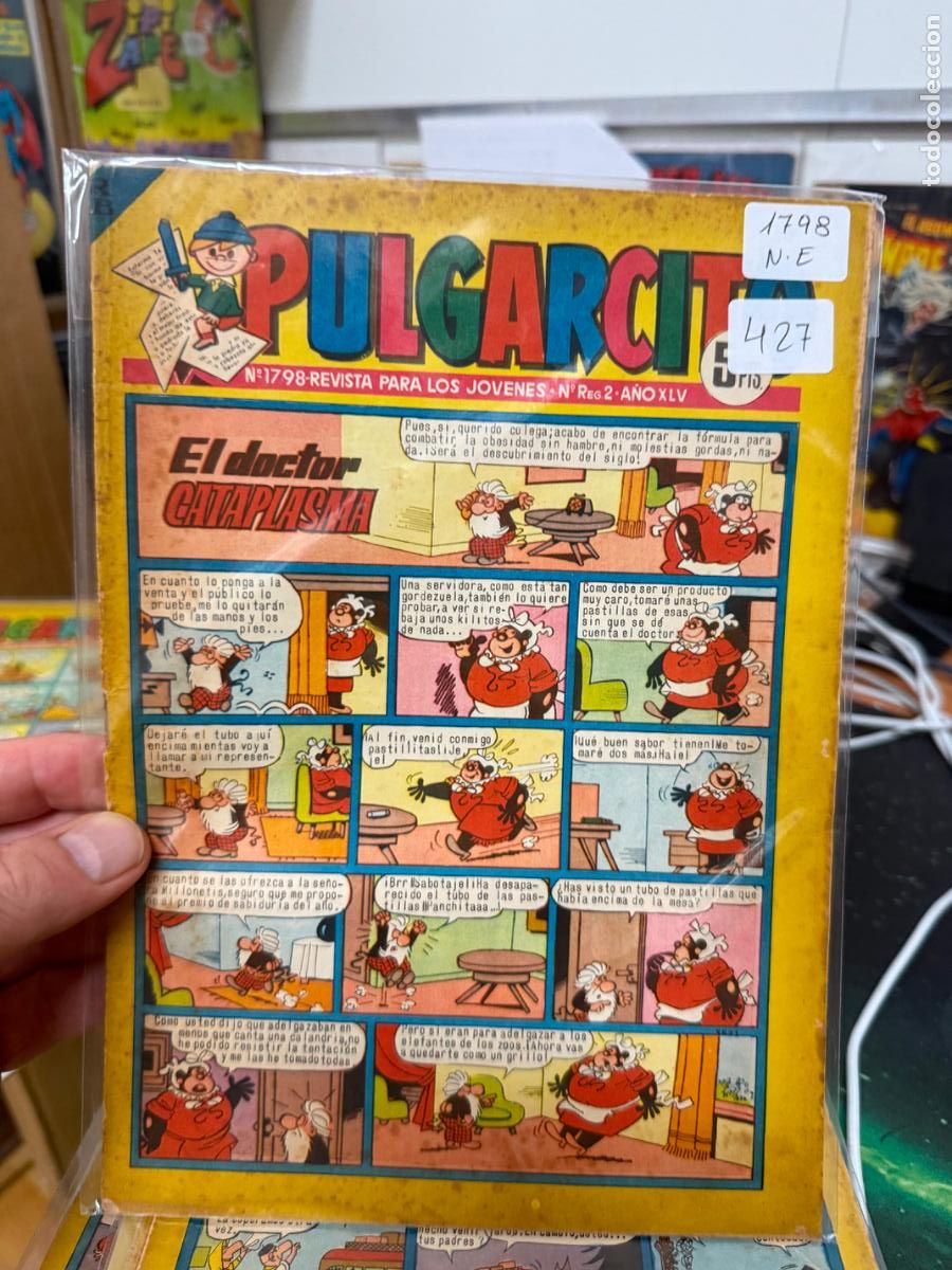 Tebeos: PULGARCITO EDITORIAL BRUGUERA NUMERO 1798