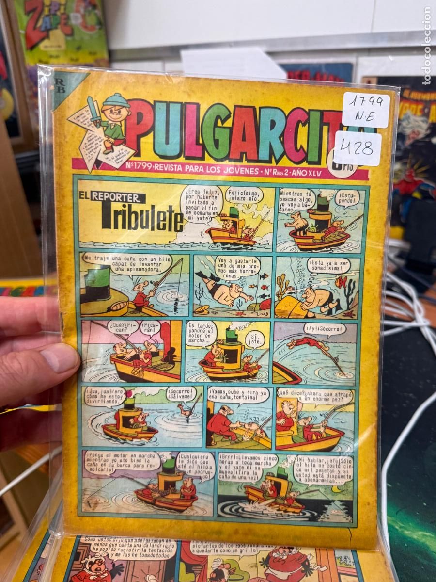 Tebeos: PULGARCITO EDITORIAL BRUGUERA NUMERO 1799