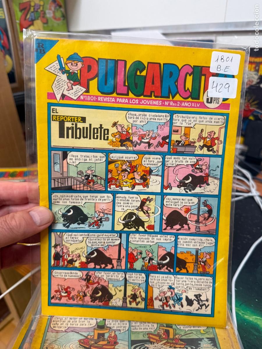 Tebeos: PULGARCITO EDITORIAL BRUGUERA NUMERO 1801