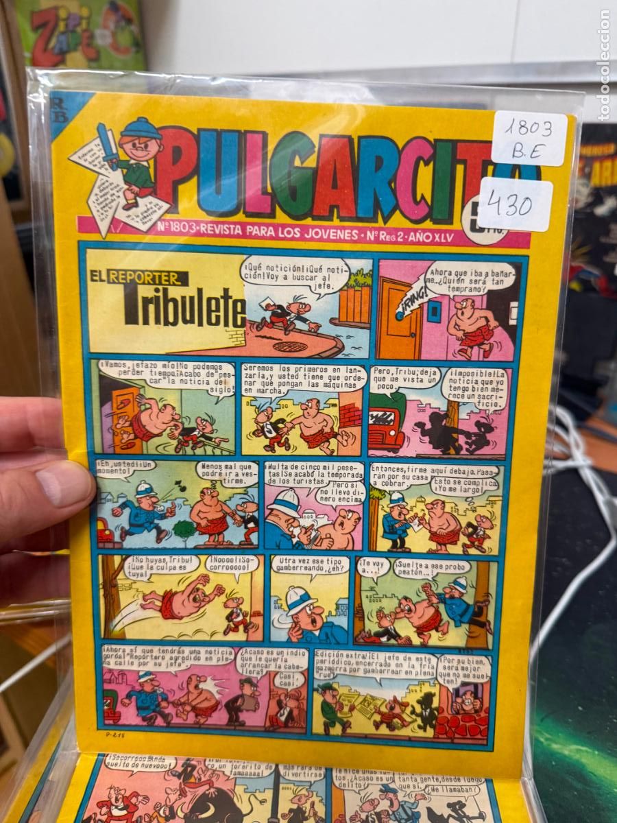 Tebeos: PULGARCITO EDITORIAL BRUGUERA NUMERO 1803