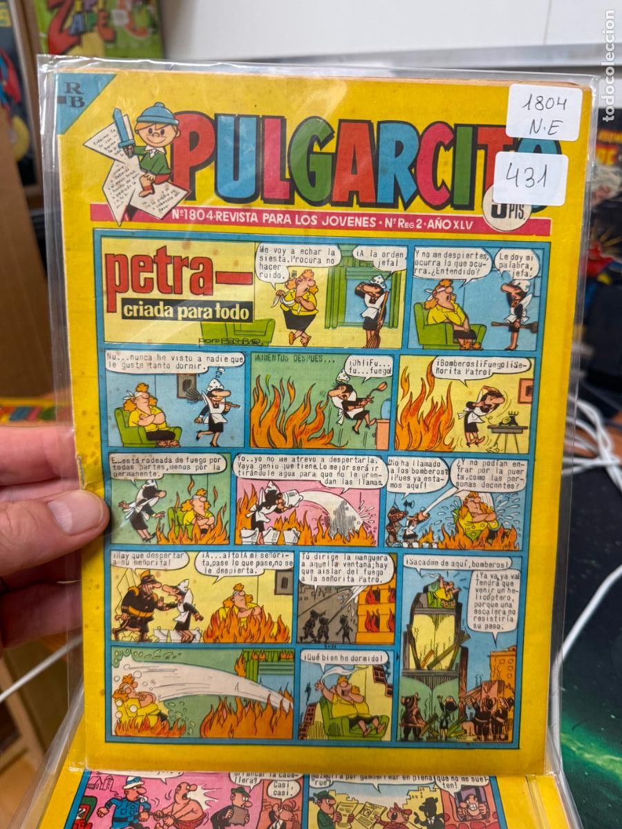 Tebeos: PULGARCITO EDITORIAL BRUGUERA NUMERO 1804