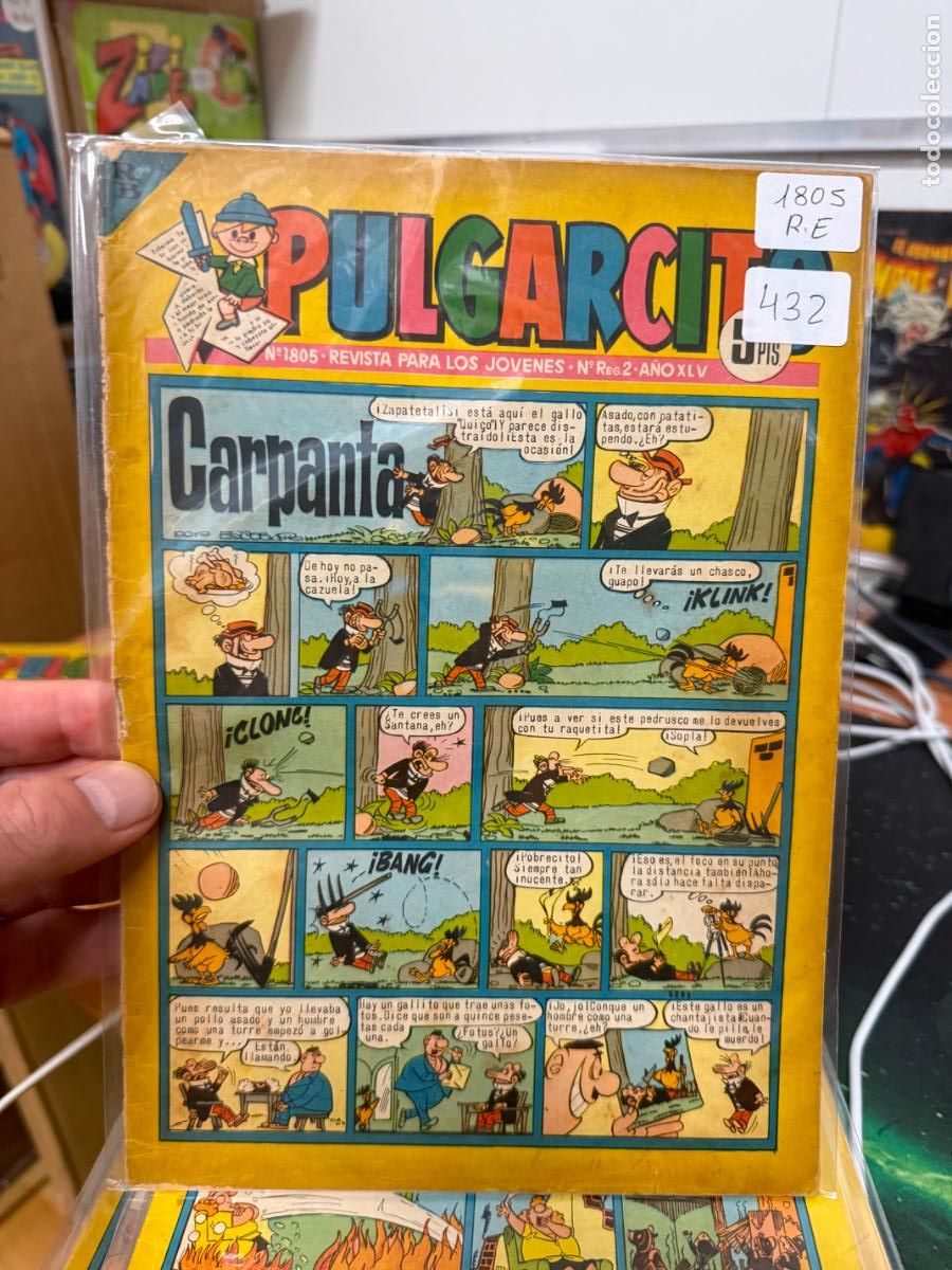 Tebeos: PULGARCITO EDITORIAL BRUGUERA NUMERO 1805