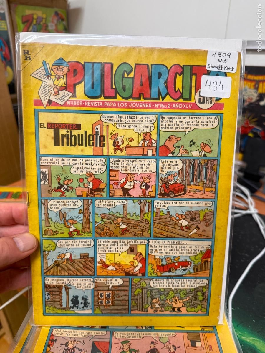 Tebeos: PULGARCITO EDITORIAL BRUGUERA NUMERO 1809