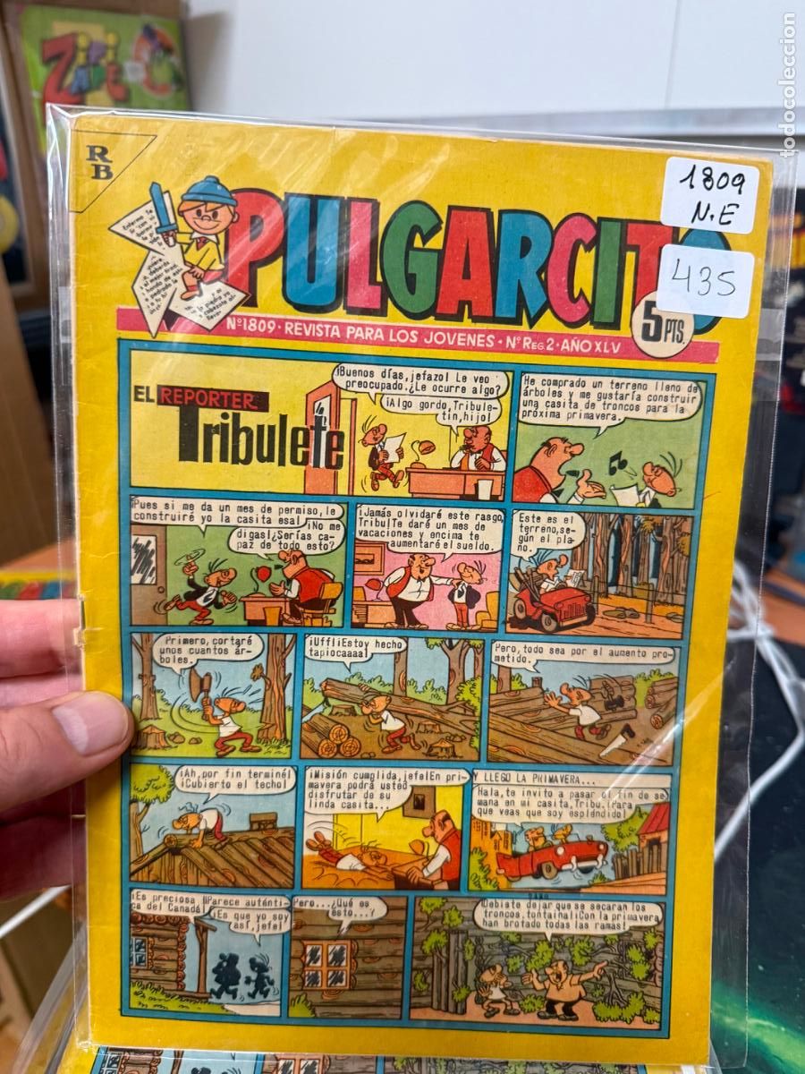 Tebeos: PULGARCITO EDITORIAL BRUGUERA NUMERO 1809