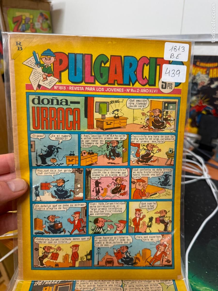 Tebeos: PULGARCITO EDITORIAL BRUGUERA NUMERO 1813