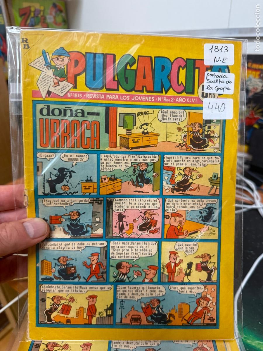 Tebeos: PULGARCITO EDITORIAL BRUGUERA NUMERO 1813
