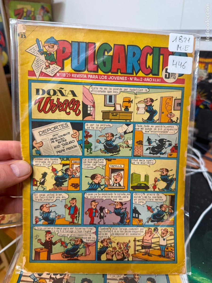 Tebeos: PULGARCITO EDITORIAL BRUGUERA NUMERO 1821