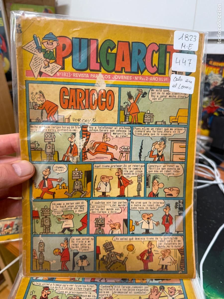 Tebeos: PULGARCITO EDITORIAL BRUGUERA NUMERO 1823