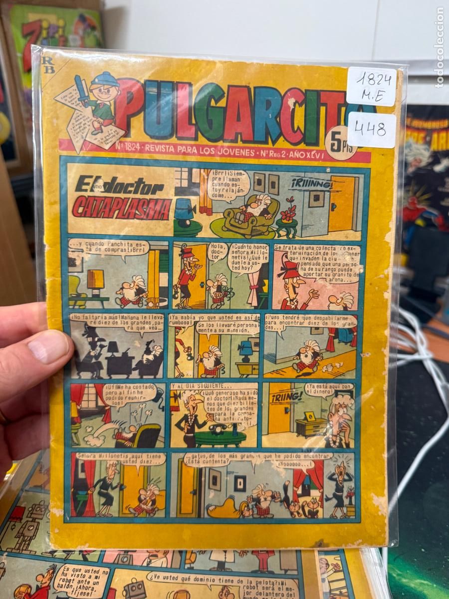 Tebeos: PULGARCITO EDITORIAL BRUGUERA NUMERO 1824