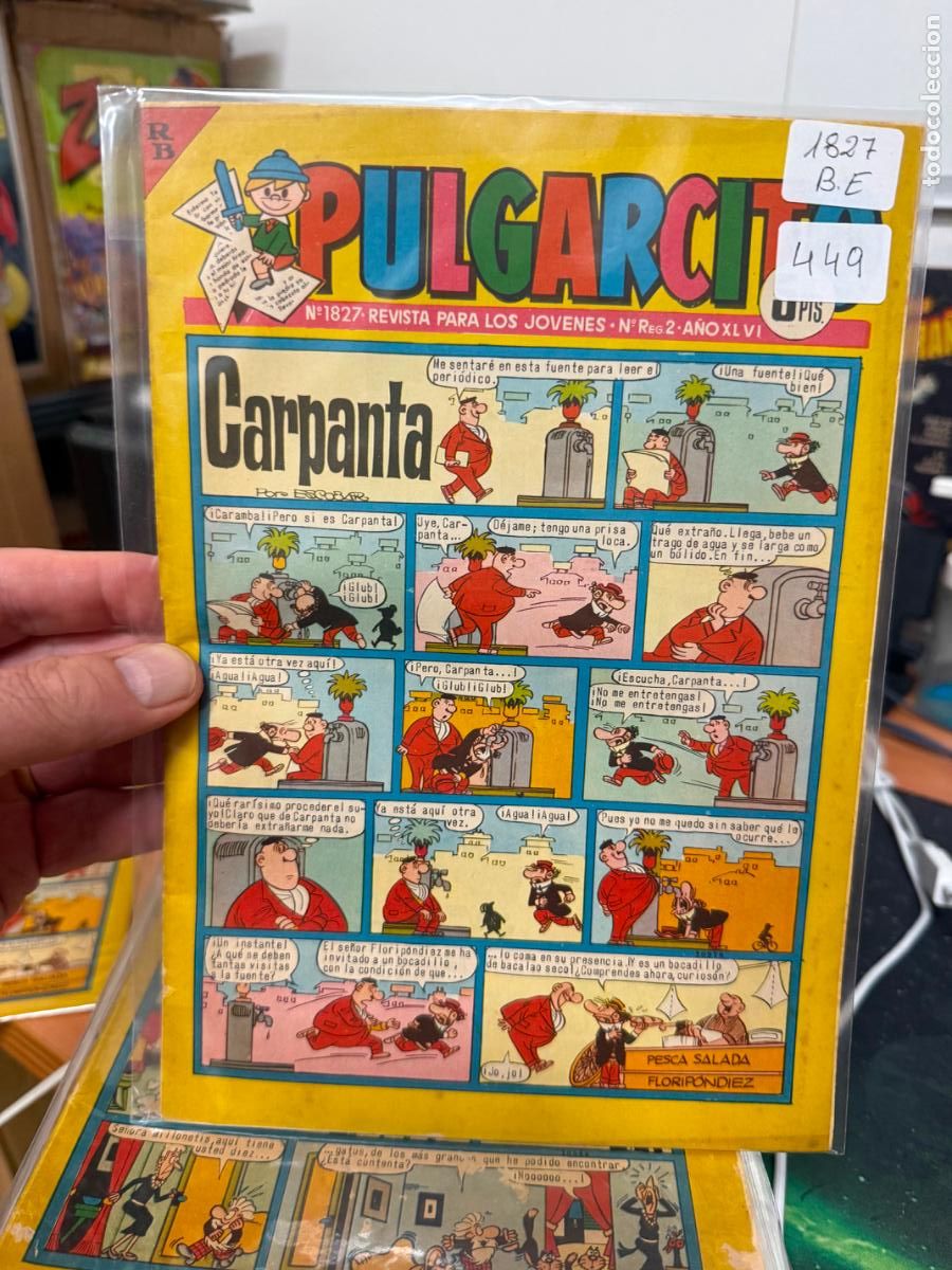Tebeos: PULGARCITO EDITORIAL BRUGUERA NUMERO 1827