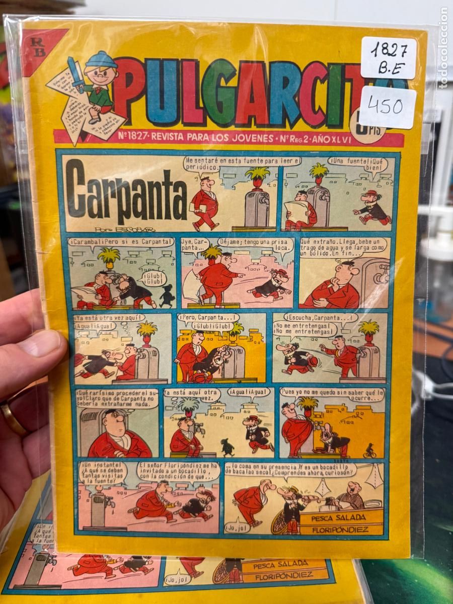 Tebeos: PULGARCITO EDITORIAL BRUGUERA NUMERO 1827