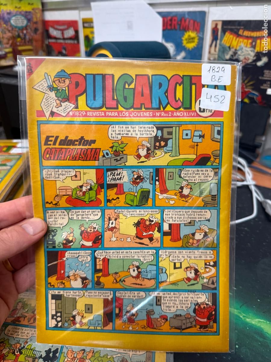 Tebeos: PULGARCITO EDITORIAL BRUGUERA NUMERO 1829