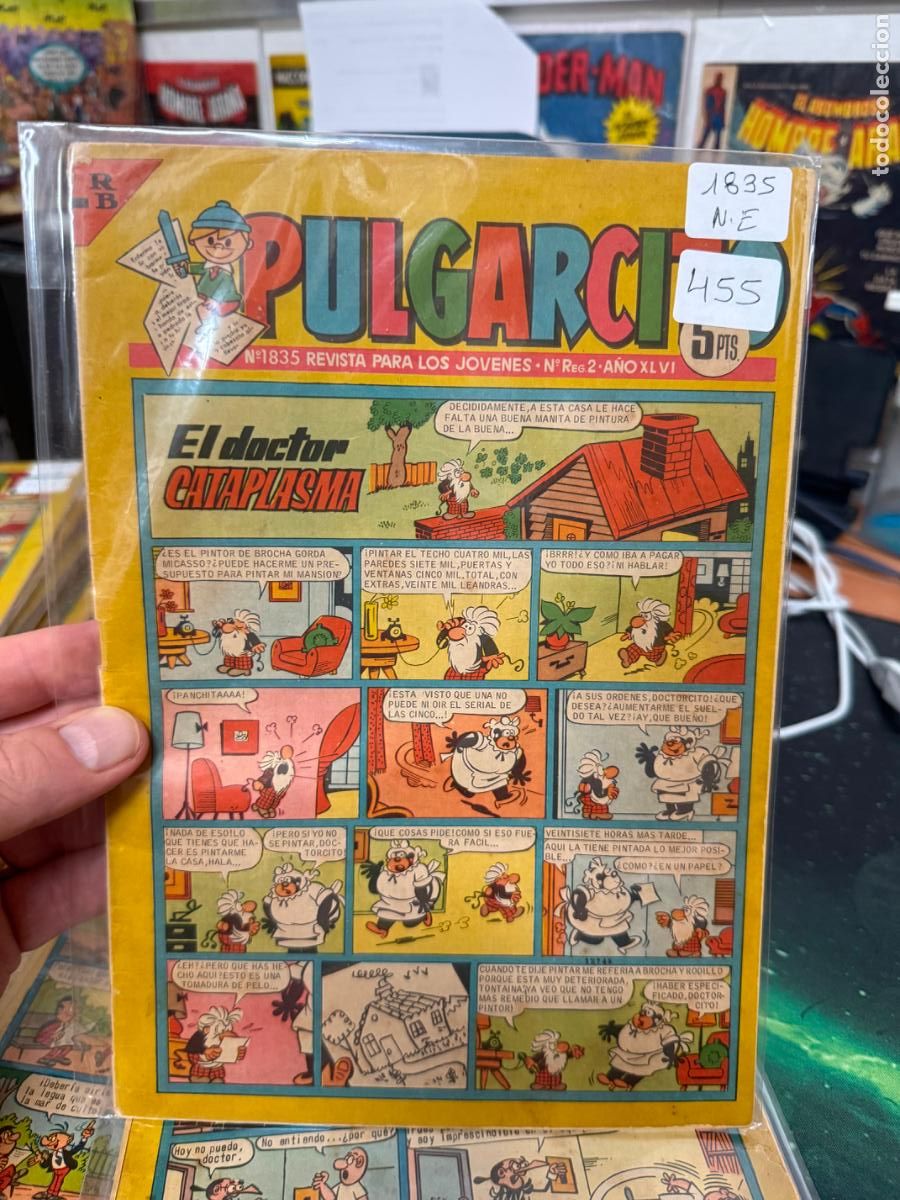 Tebeos: PULGARCITO EDITORIAL BRUGUERA NUMERO 1835