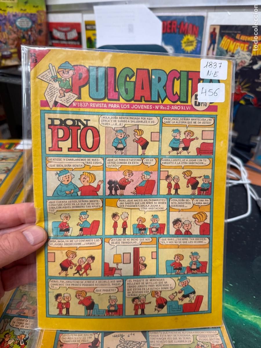 Tebeos: PULGARCITO EDITORIAL BRUGUERA NUMERO 1837