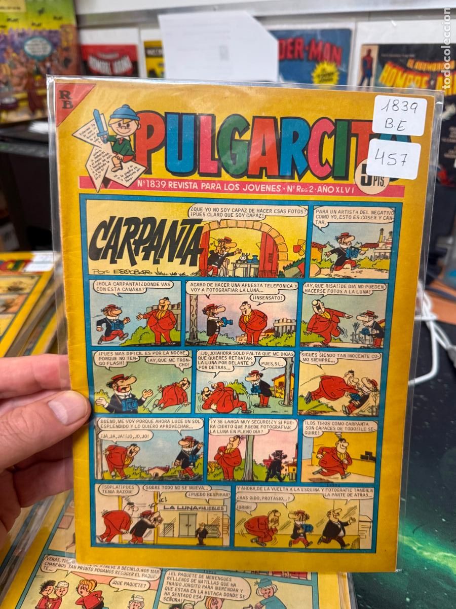 Tebeos: PULGARCITO EDITORIAL BRUGUERA NUMERO 1839