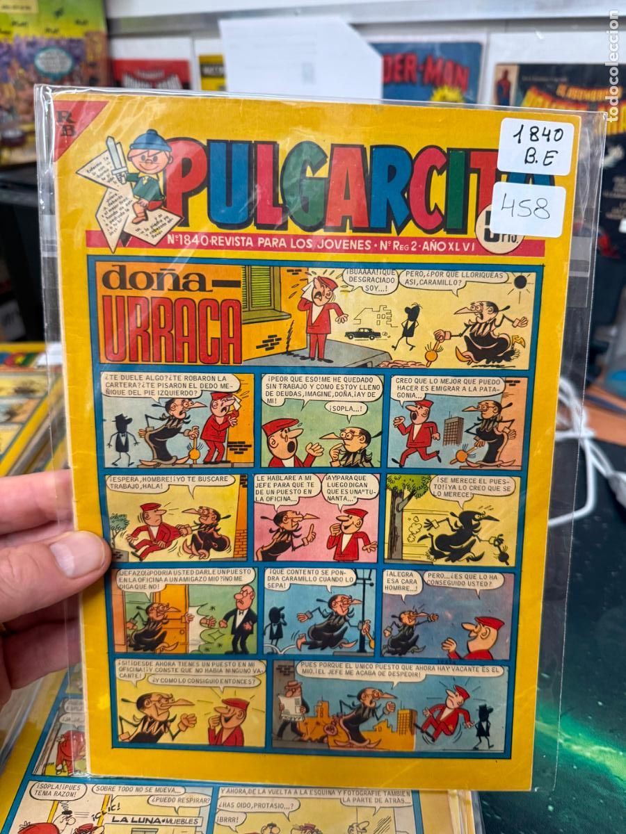 Tebeos: PULGARCITO EDITORIAL BRUGUERA NUMERO 1840