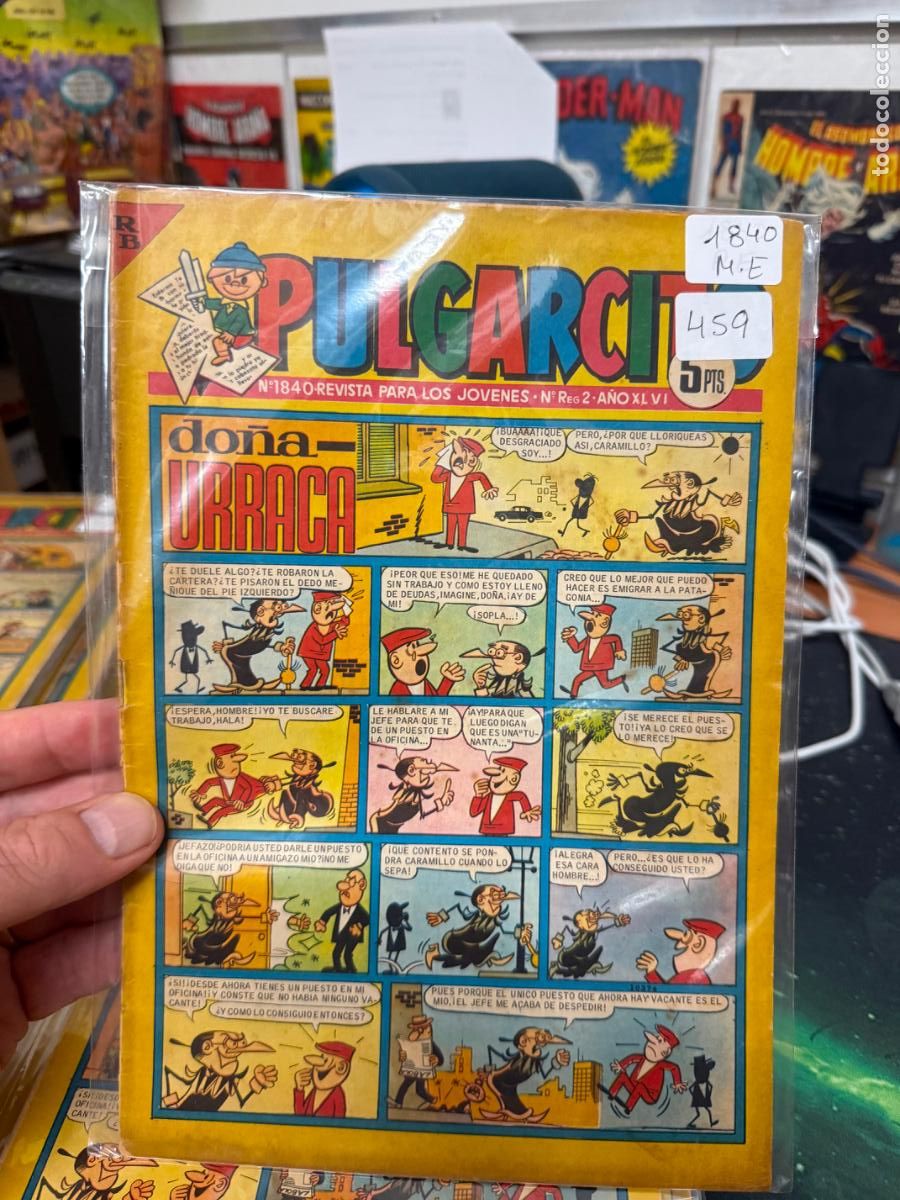 Tebeos: PULGARCITO EDITORIAL BRUGUERA NUMERO 1840