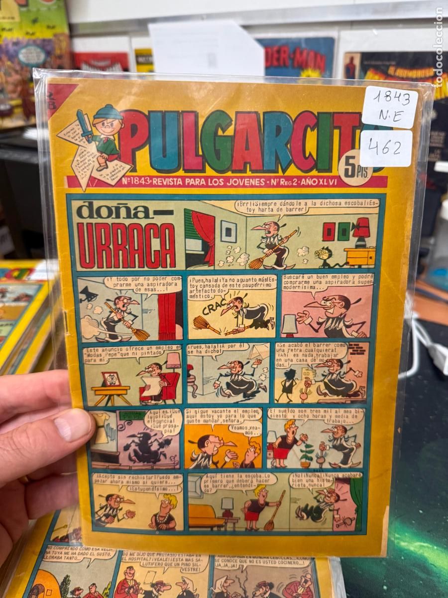 Tebeos: PULGARCITO EDITORIAL BRUGUERA NUMERO 1843