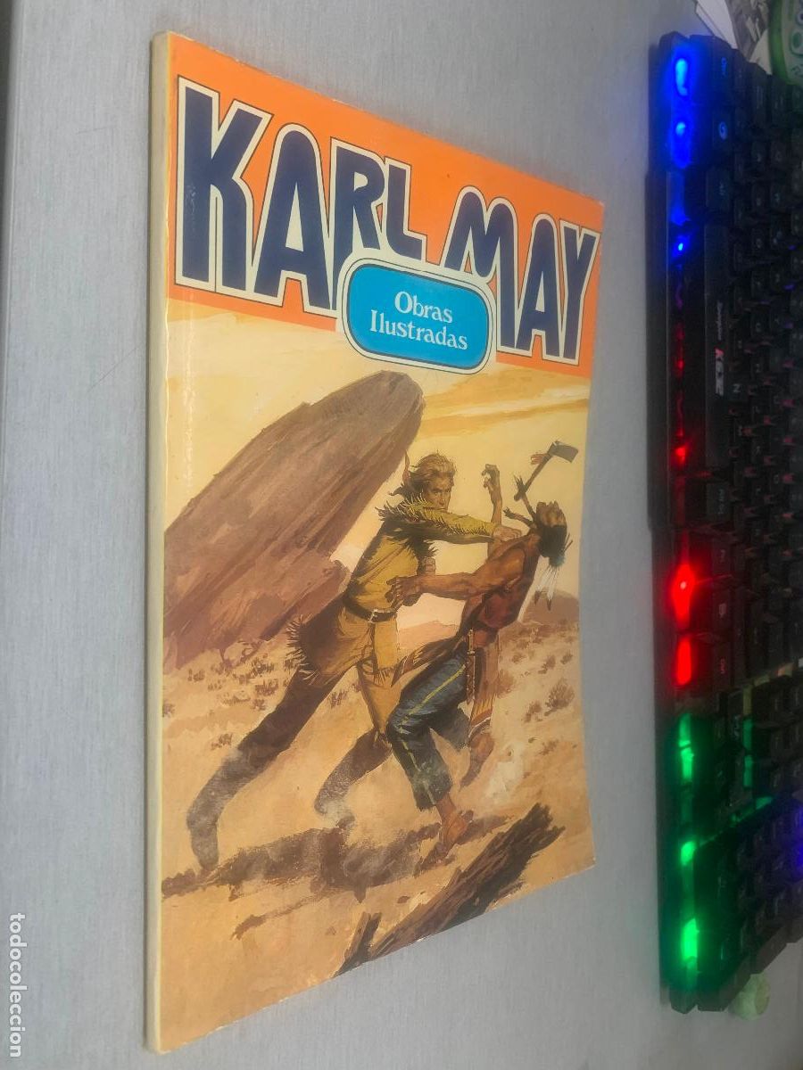 Tebeos: OBRAS ILUSTRADAS N&ordm; 1: KARL MAY / BRUGUERA 1&ordf; EDICI&Oacute;N 1982