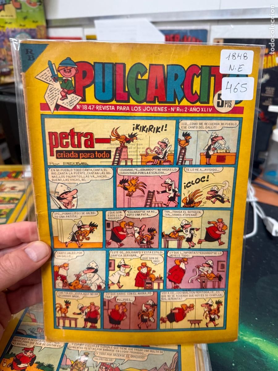 Tebeos: PULGARCITO EDITORIAL BRUGUERA NUMERO 1848
