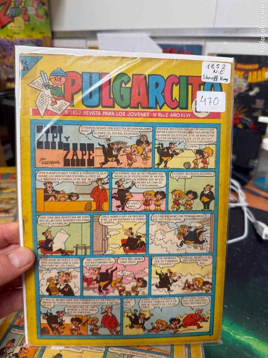 Tebeos: PULGARCITO EDITORIAL BRUGUERA NUMERO 1852