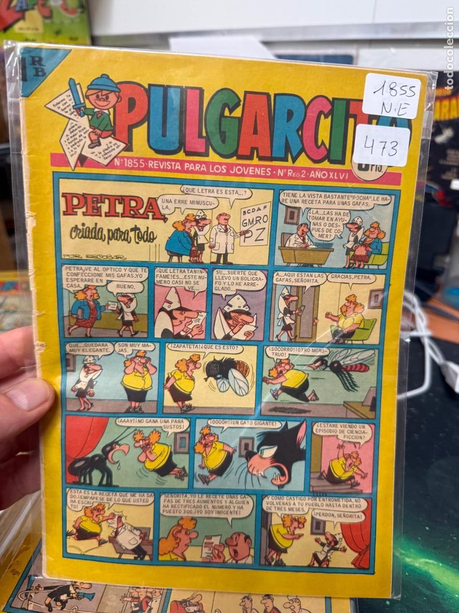 Tebeos: PULGARCITO EDITORIAL BRUGUERA NUMERO 1855