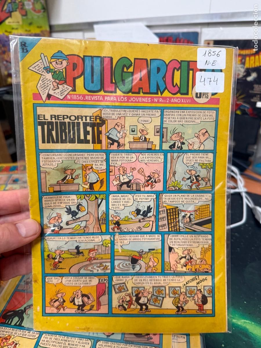 Tebeos: PULGARCITO EDITORIAL BRUGUERA NUMERO 1856