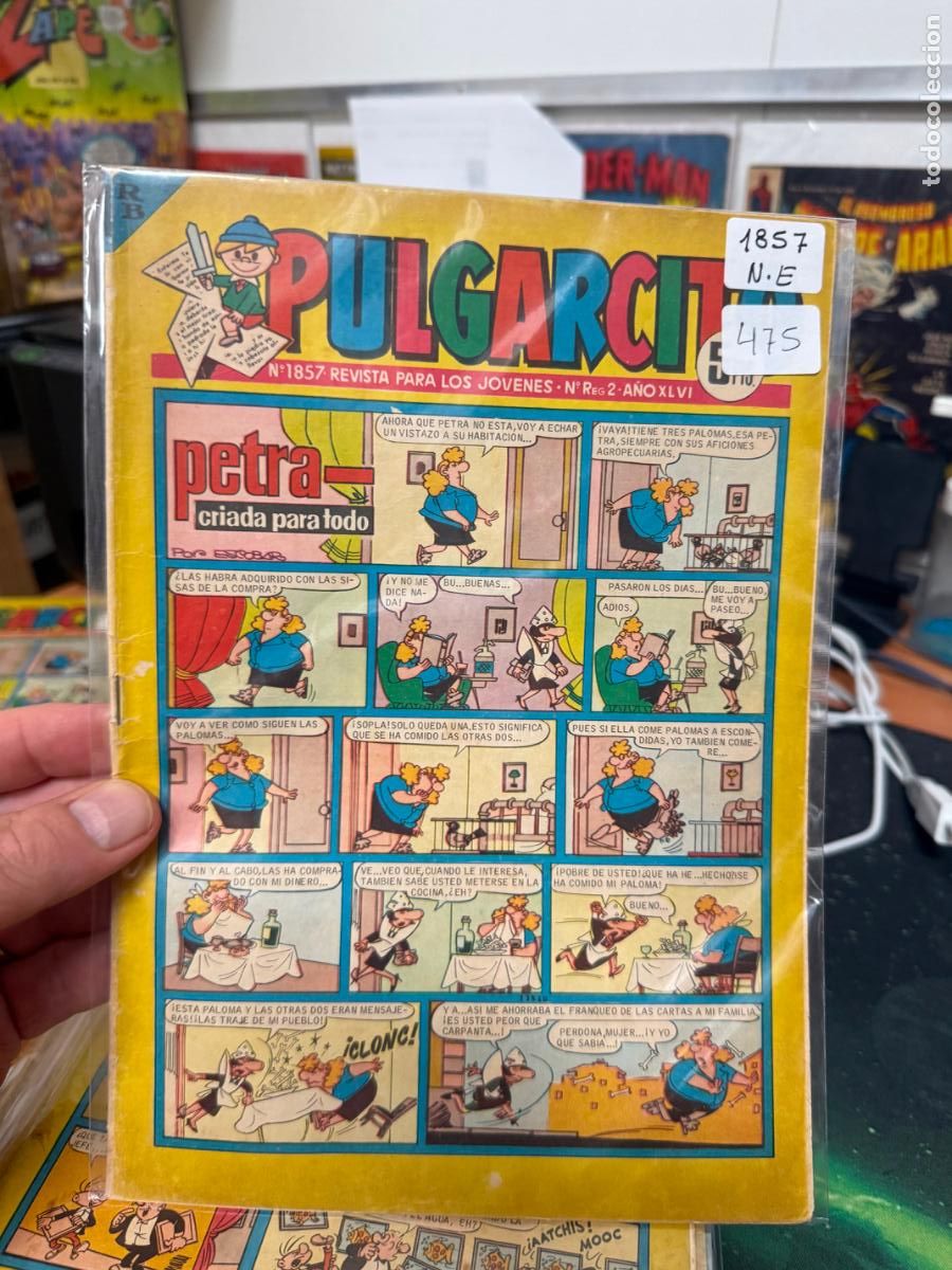 Tebeos: PULGARCITO EDITORIAL BRUGUERA NUMERO 1857
