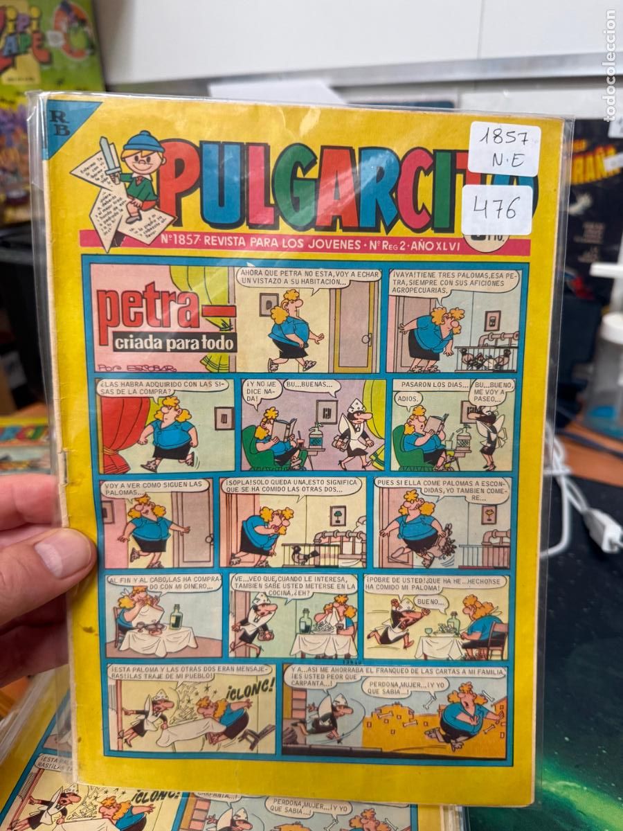 Tebeos: PULGARCITO EDITORIAL BRUGUERA NUMERO 1857