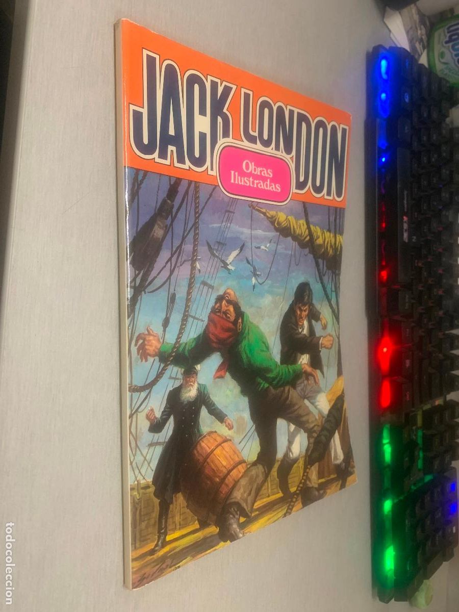 Tebeos: OBRAS ILUSTRADAS N&ordm; 3: JACK LONDON / BRUGUERA 1&ordf; EDICI&Oacute;N 1983