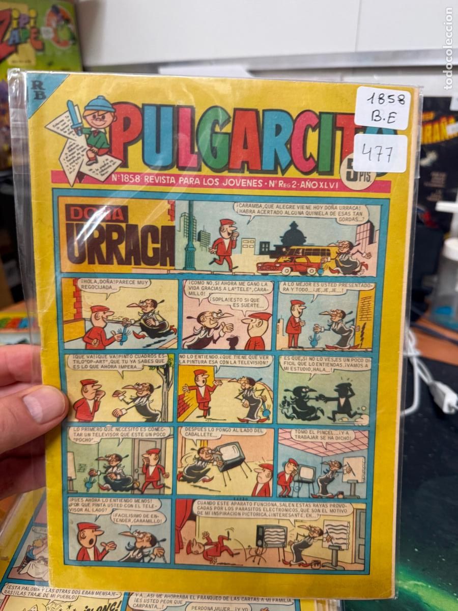 Tebeos: PULGARCITO EDITORIAL BRUGUERA NUMERO 1858