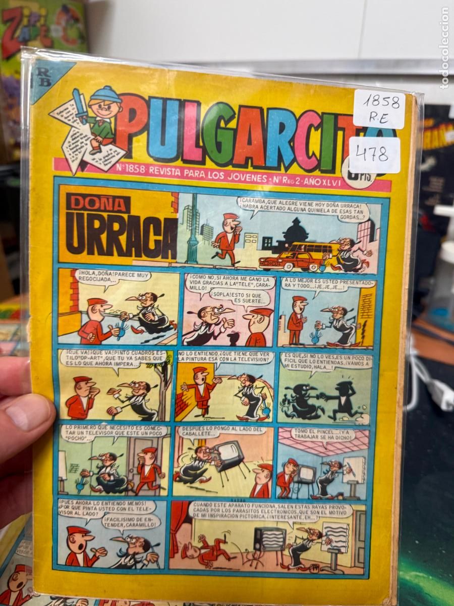 Tebeos: PULGARCITO EDITORIAL BRUGUERA NUMERO 1858