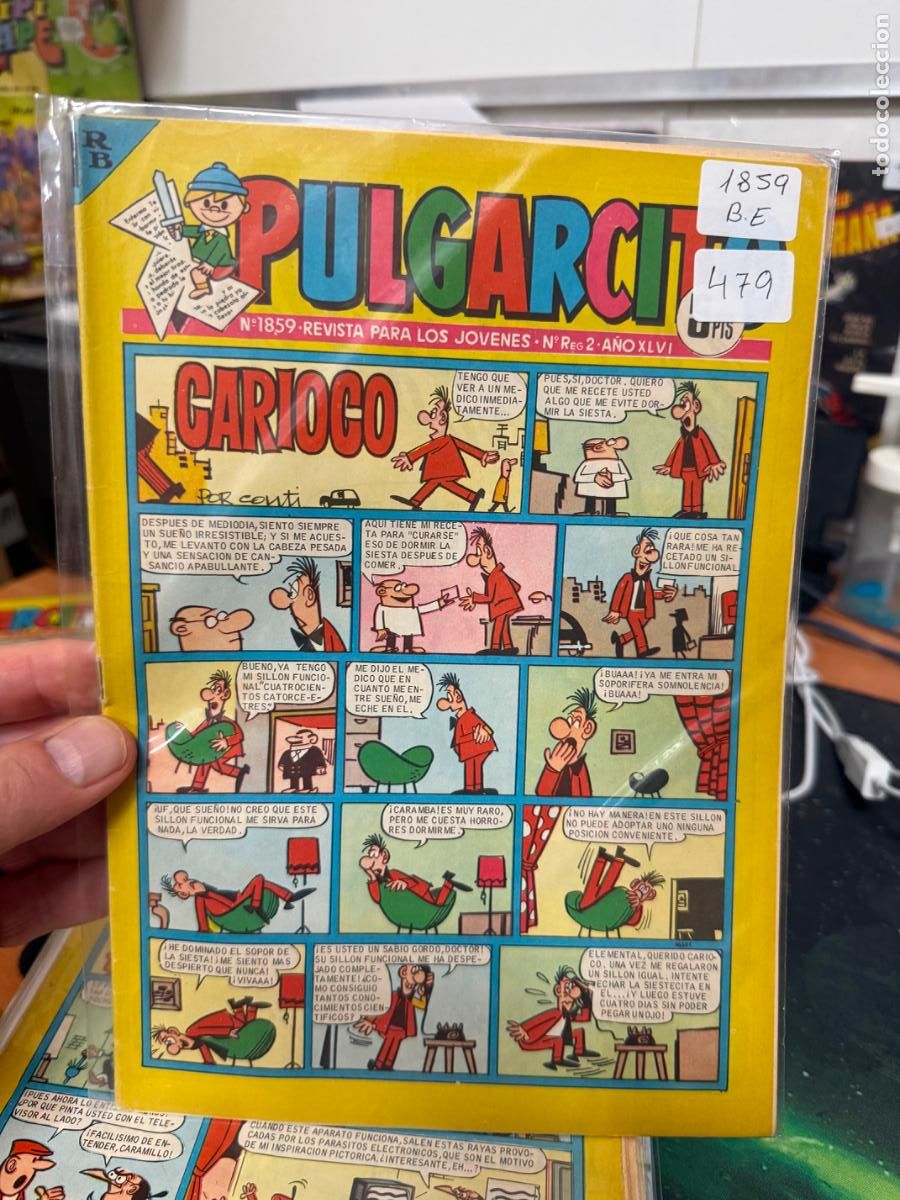 Tebeos: PULGARCITO EDITORIAL BRUGUERA NUMERO 1859