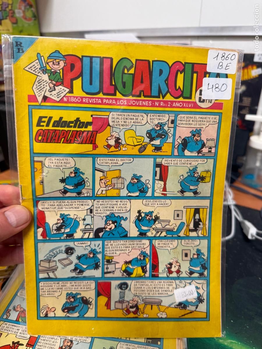 Tebeos: PULGARCITO EDITORIAL BRUGUERA NUMERO 1860