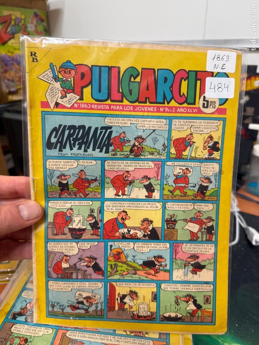 Tebeos: PULGARCITO EDITORIAL BRUGUERA NUMERO 1863