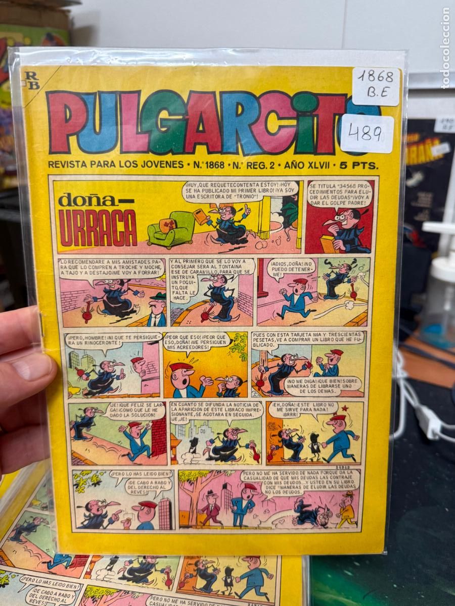 Tebeos: PULGARCITO EDITORIAL BRUGUERA NUMERO 1868